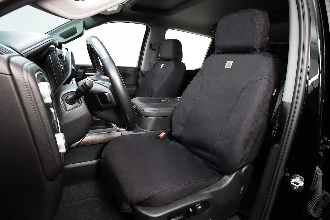 SSC3511COBK – COVERCRAFT Seat Cover, Seat Style EO - 40/20/40 Split Bench With Adjustable Headrests 1000 Denier Cordu...